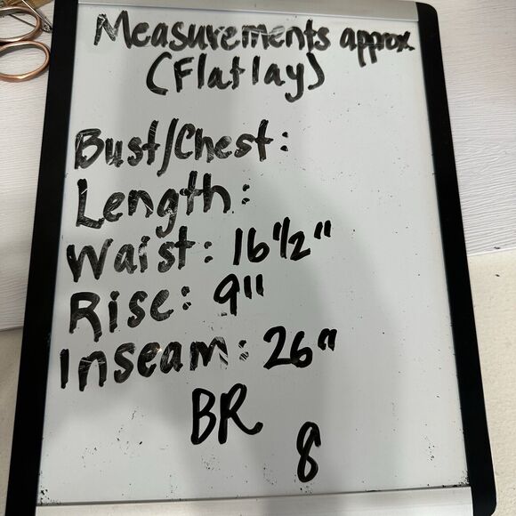 Banana Republic Pants Women Size 8 Hampton Black White Geometric Ankle Preppy - Picture 12 of 12